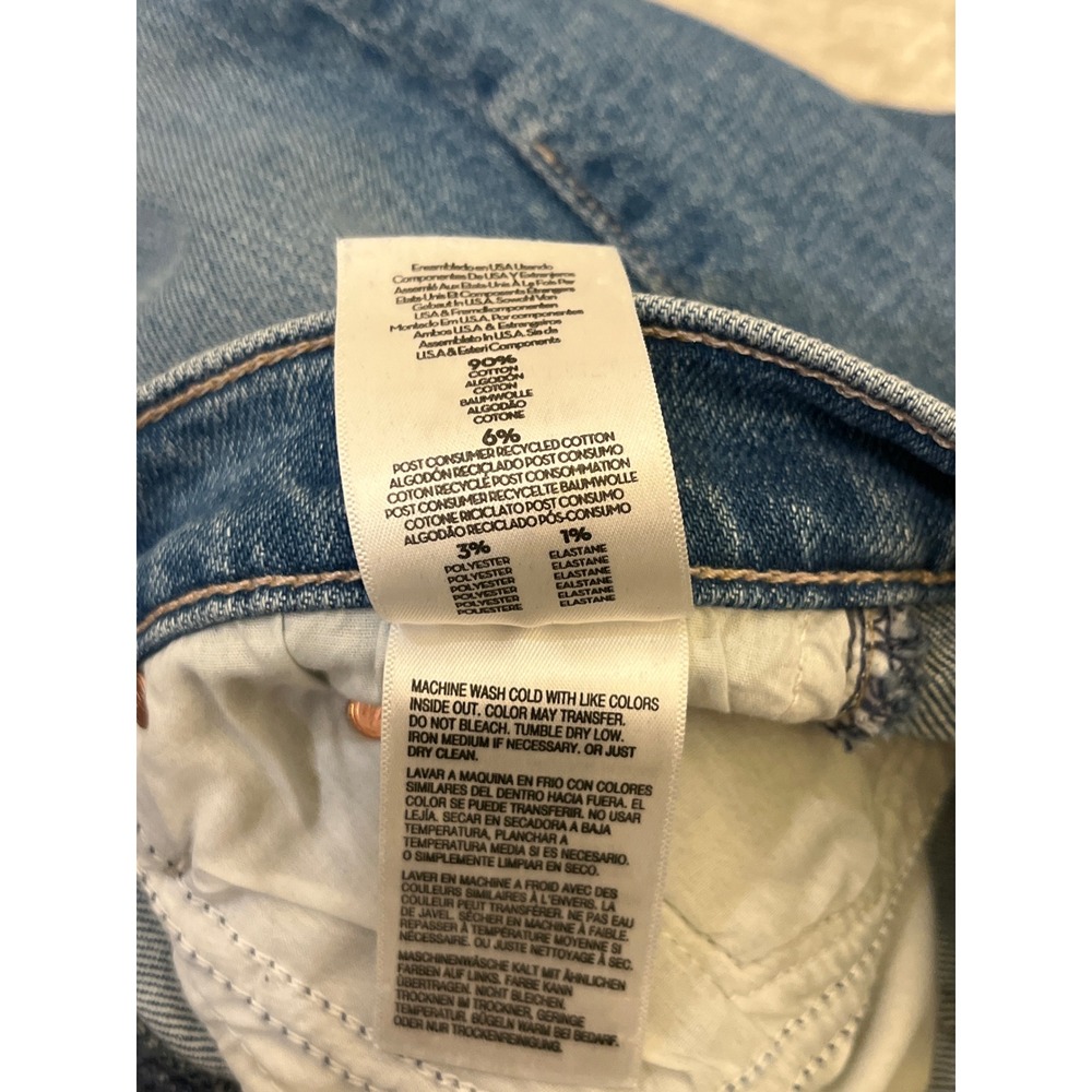 MOTHER Jeans The Outsider Sneak Light Wash Denim Women's Size 26 - Picture 10 of 12